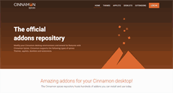 Desktop Screenshot of cinnamon-spices.linuxmint.com