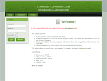 Tablet Screenshot of community.linuxmint.com