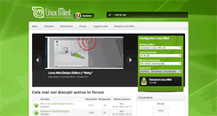 Desktop Screenshot of linuxmint.ro