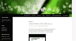 Desktop Screenshot of linuxmint.se