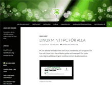 Tablet Screenshot of linuxmint.se