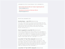 Tablet Screenshot of linuxmint.de