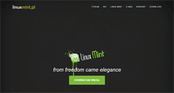 Desktop Screenshot of linuxmint.pl