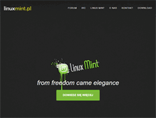Tablet Screenshot of linuxmint.pl