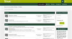 Desktop Screenshot of forum.linuxmint.pl